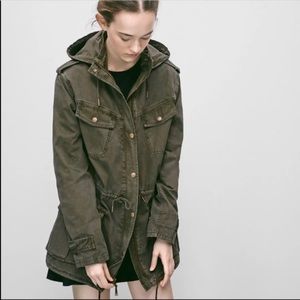 Aritzia talula army green jacket